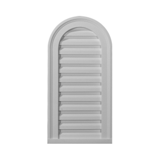 12in.W x 24in.H Cathedral Gable Vent Louver, Functional